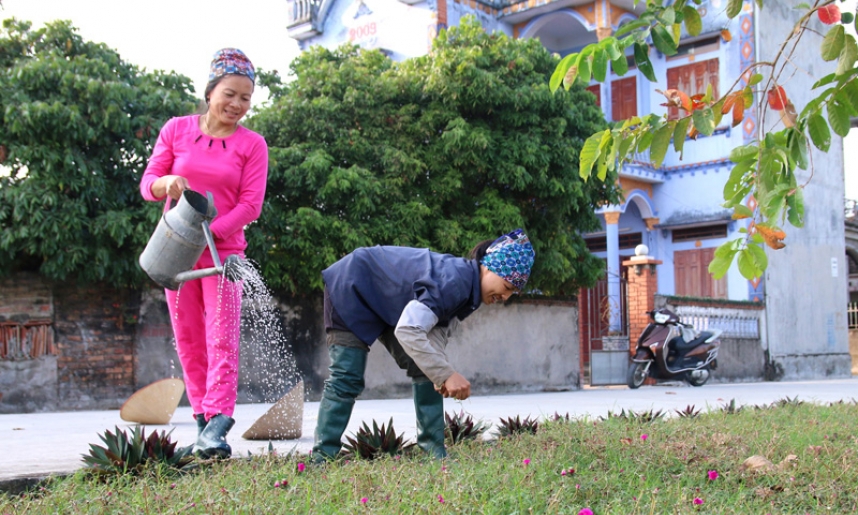 Khơi dậy sức dân trong xây dựng NTM