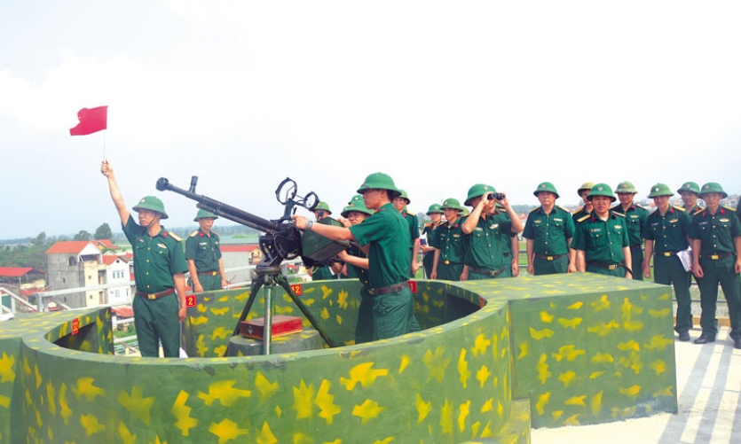 Lực lượng vũ trang Thuận Thành nâng cao chất lượng huấn luyện