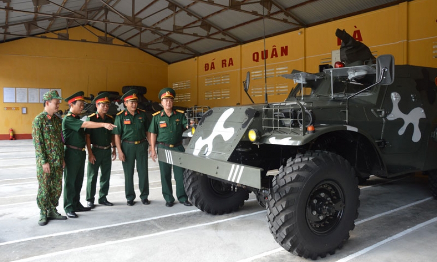 Quân khu 1: Chấm thi Vòng 1 Hội thi Kỹ thuật cấp Quân khu năm 2019 tại Bộ CHQS tỉnh