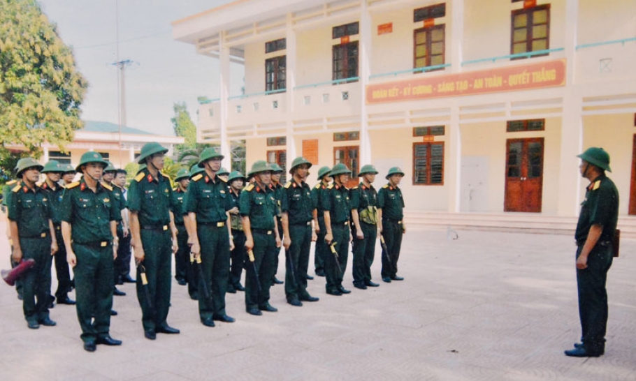 Lực lượng vũ trang Quế Võ phát huy truyền thống, cống hiến tài năng