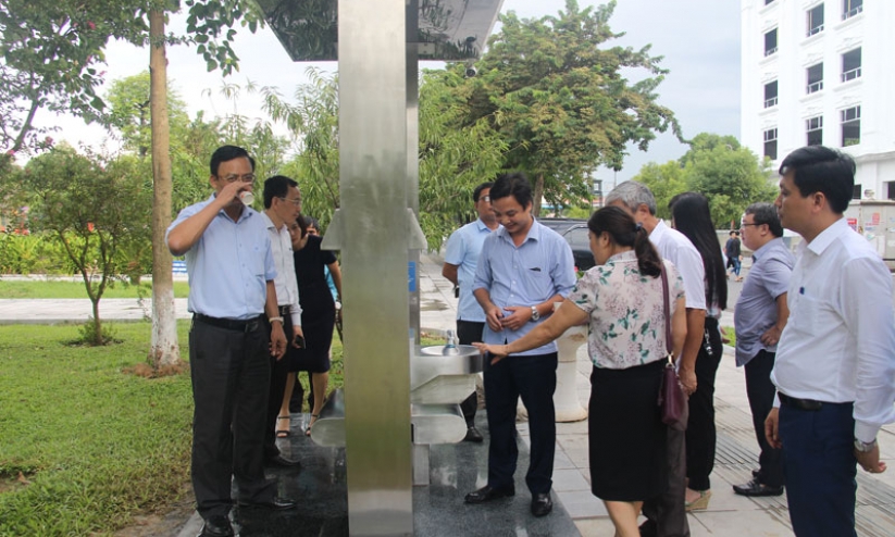 Thành phố Bắc Ninh vận hành 4 cây nước sạch uống tại vòi