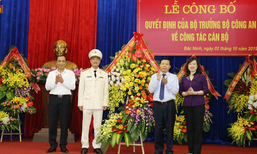 Công bố Quyết định của Bộ trưởng Bộ Công an về công tác cán bộ