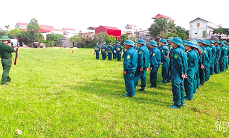 Điểm sáng thực hiện công tác  quân sự, quốc phòng địa phương