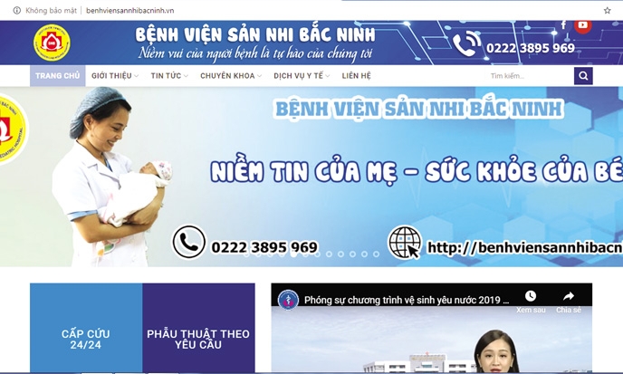 Bệnh viện Sản - Nhi Bắc Ninh: Khai trương website và ra mắt  Phòng khám Nam học