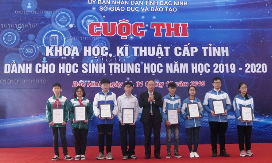 4 dự án đạt giải Nhất cấp tỉnh cuộc thi khoa học kỹ thuật