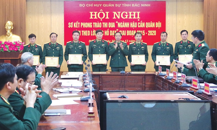 Sơ kết phong trào thi đua “Ngành Hậu cần Quân đội làm theo lời Bác Hồ dạy”