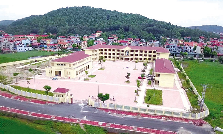 Tiên Du xây dựng  trường chuẩn Quốc gia