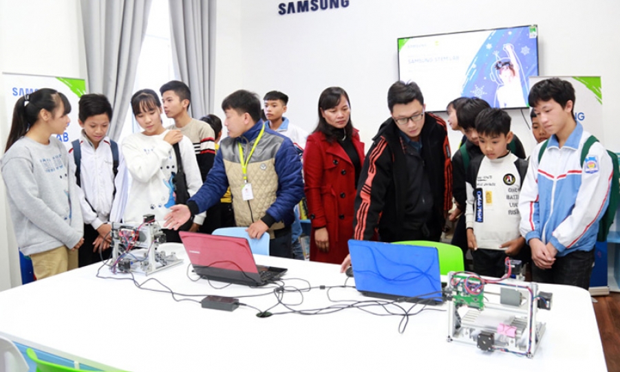 Samsung Việt Nam tặng lớp học STEM cho Ngôi trường hy vọng Samsung Bắc Ninh