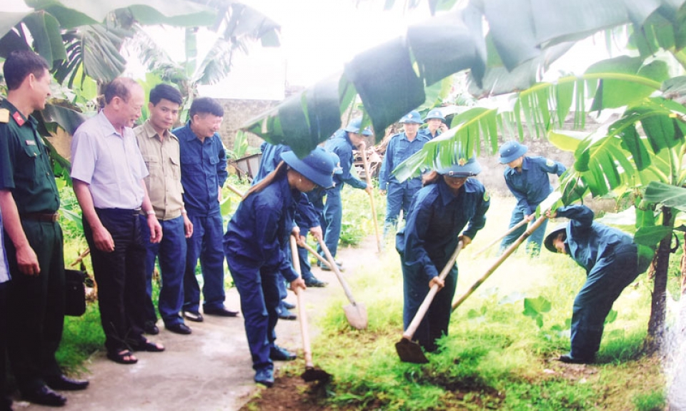 Lực lượng vũ trang tỉnh học và làm theo Bác