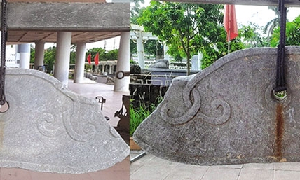 Khánh đá tại Bảo tàng Bắc Ninh