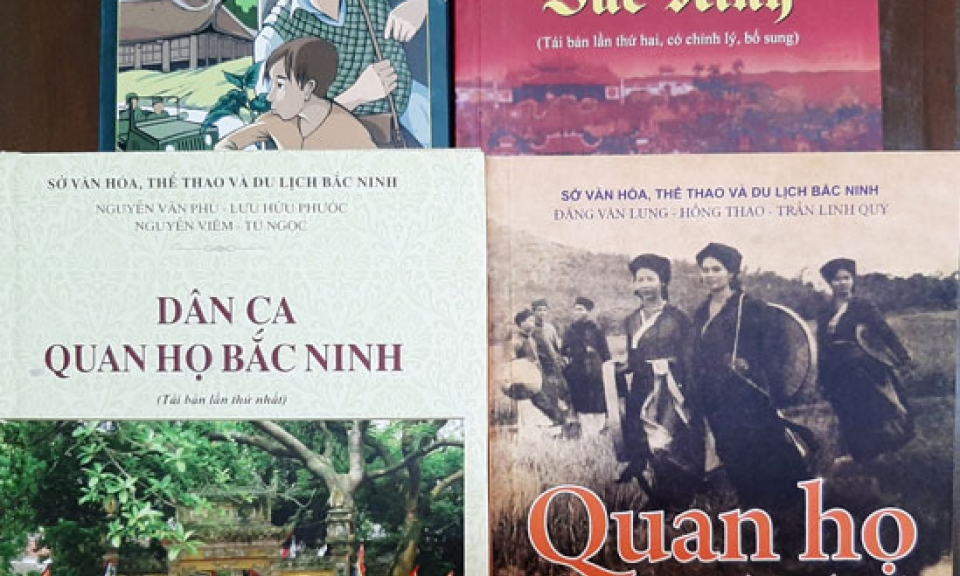 Sở Văn hóa, Thể thao và Du lịch: Hoàn thành tái bản hai cuốn sách quý  về Dân ca Quan họ Bắc Ninh