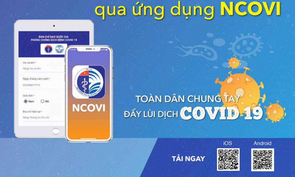 Bắc Ninh: Hơn 120.000 bản khai y tế tự nguyện trên ứng dụng NCOVI