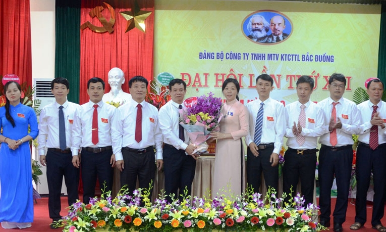 Đại hội Đảng bộ lần thứ XVI nhiệm kỳ 2020-2025 Công ty TNHH Một thành viên KTCTTL Bắc Đuống