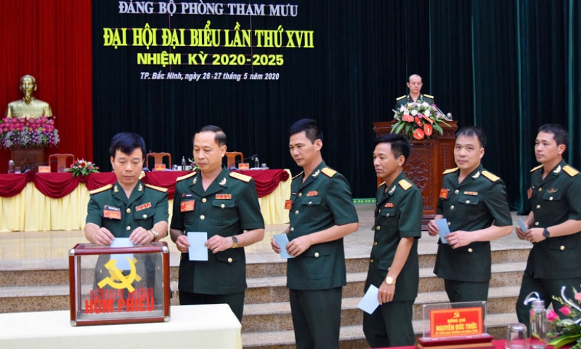 Đại hội Đảng bộ Phòng Tham mưu (Đảng bộ Quân sự tỉnh)