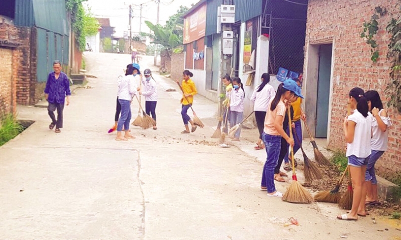 Tuổi trẻ Giang Sơn xung kích,  tình nguyện