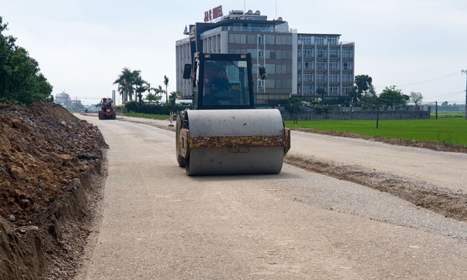 Dồn sức thi công nâng cấp Tỉnh lộ 286
