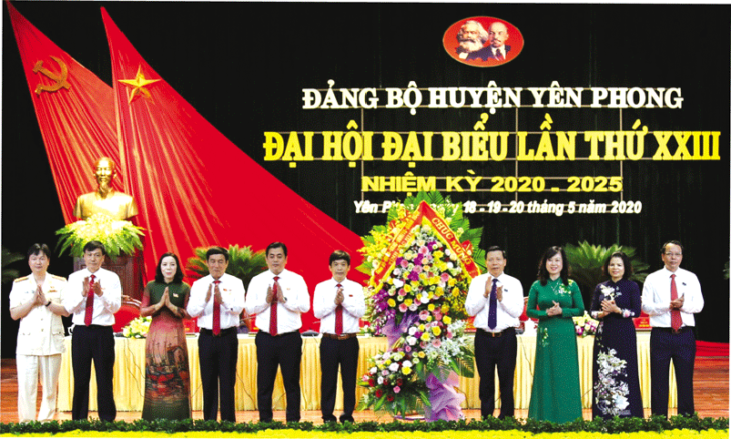 Khai mạc Đại hội đại biểu Đảng bộ huyện Yên Phong lần thứ XXIII