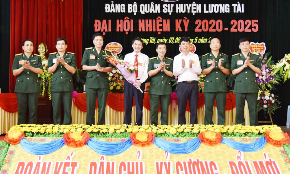 Đại hội Đảng bộ Quân sự huyện Lương Tài