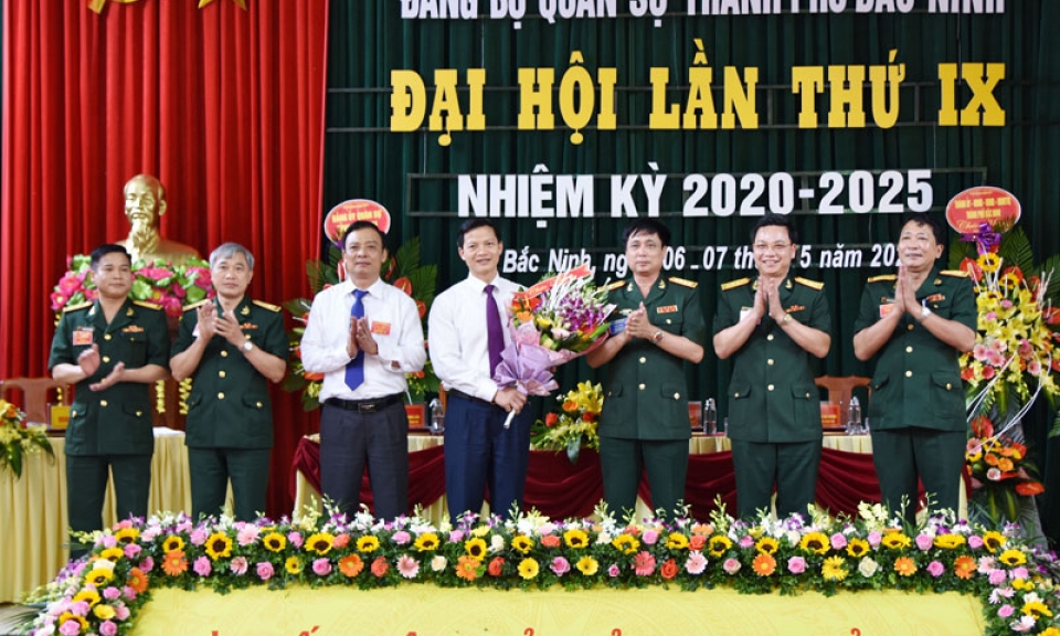 Đại hội Đảng bộ Quân sự thành phố Bắc Ninh