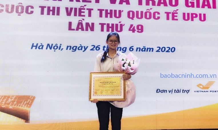 Bắc Ninh đạt nhiều giải tại Cuộc thi viết thư Quốc tế UPU năm 2020