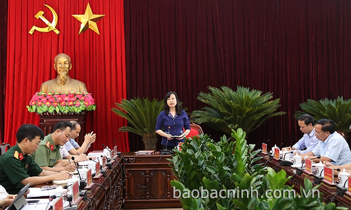 Rà soát công tác tổ chức phục vụ Đại hội Đảng bộ tỉnh khóa XX