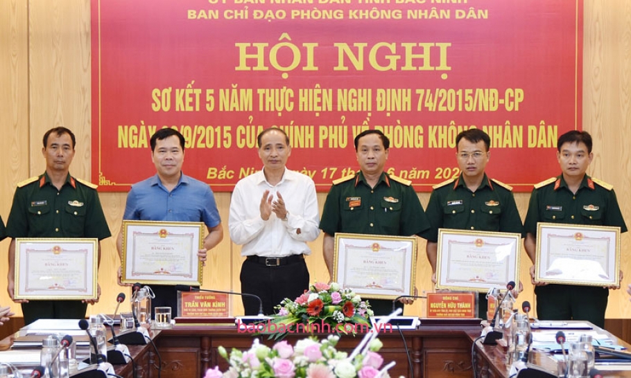 Sơ kết 5 năm thực hiện Nghị định số 74 về Phòng không nhân dân