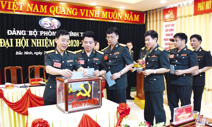 Hoàn thành tốt đại hội Đảng bộ Quân sự cơ sở