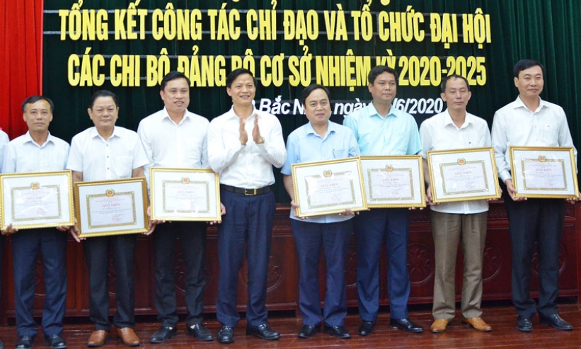 Tổng kết công tác chỉ đạo và tổ chức Đại hội các chi, Đảng bộ cơ sở trực thuộc Thành ủy Bắc Ninh nhiệm kỳ 2020-2025
