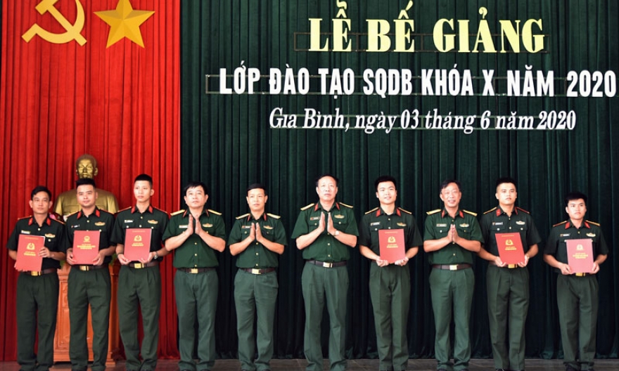 Bế giảng lớp đào tạo sĩ quan dự bị khóa X