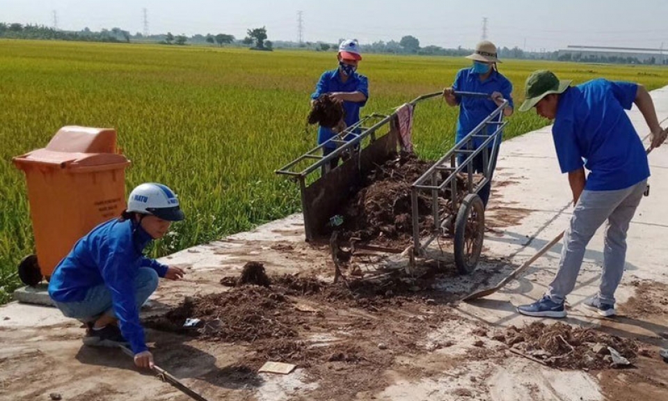 Hơn 12 nghìn đoàn viên, thanh thiếu nhi tham gia ra quân Ngày Chủ nhật xanh