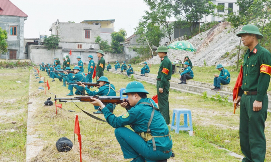Hội thao lực lượng dân quân tự vệ thành phố Bắc Ninh