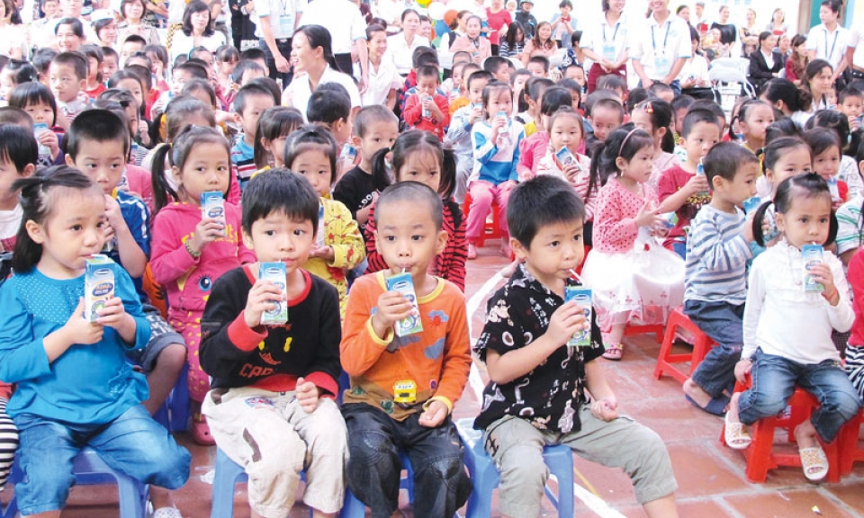 Nhiều điểm mới trong chương trình “Sữa học đường”