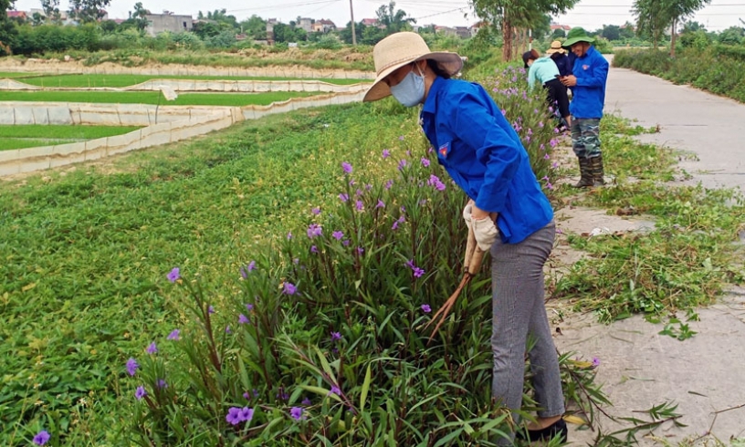 Tuổi trẻ xã Xuân Lai xung kích vì cộng đồng