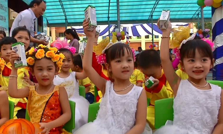 Tăng đối tượng thụ hưởng Chương trình “Sữa học đường”