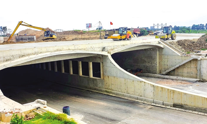 Vượt khó khăn đưa dự án nút giao thông  phía Tây Nam thành phố về đích đúng tiến độ