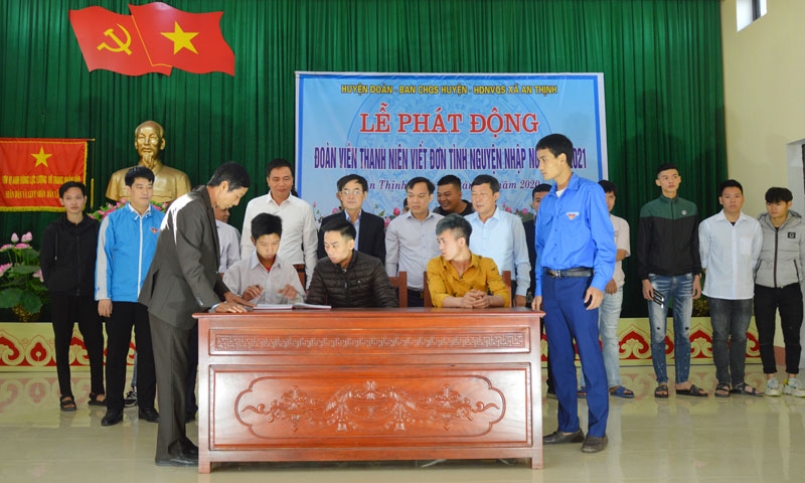 Cách làm mới trong tuyển quân  ở Lương Tài