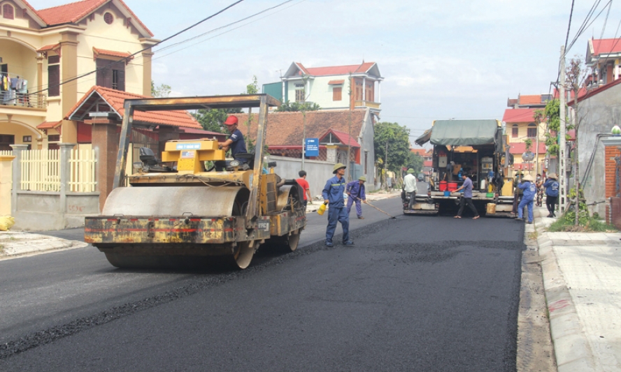 Huyện Gia Bình đẩy nhanh tiến độ  xây dựng hạ tầng