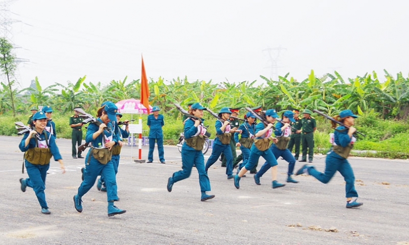 Xây dựng lực lượng vũ trang  thị xã Từ Sơn ngày càng vững mạnh