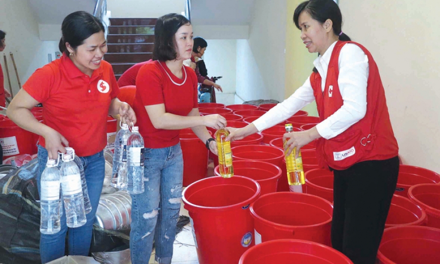 Bắc Ninh hướng về miền Trung