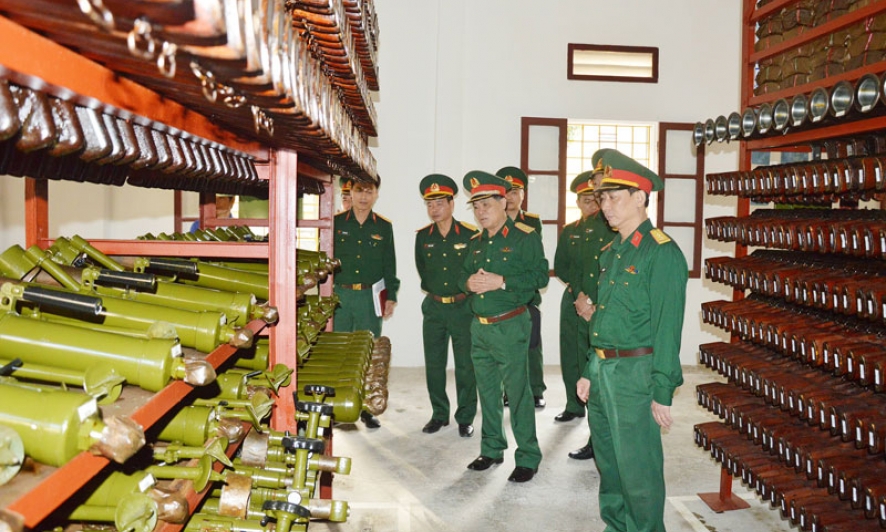 Bộ Tư lệnh Quân khu 1 kiểm tra công tác kỹ thuật tại Bộ CHQS tỉnh