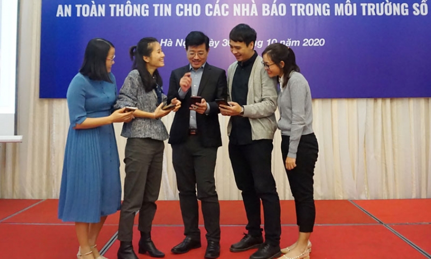 Tập huấn “An toàn thông tin cho Nhà báo trong môi trường số”