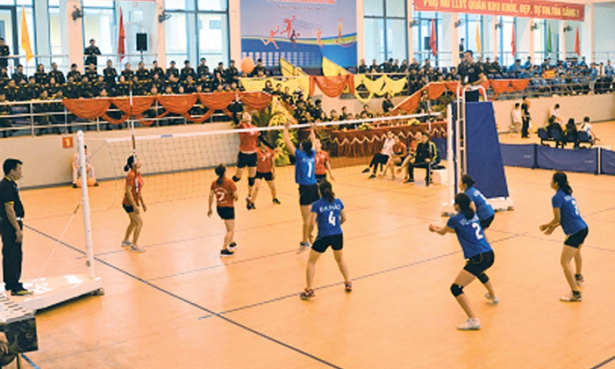 Lực lượng vũ trang tỉnh đẩy mạnh phong trào rèn luyện thể dục, thể thao