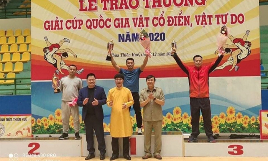 Bắc Ninh giành 9 huy chương tại giải Cúp Quốc gia vật cổ điển, vật tự do