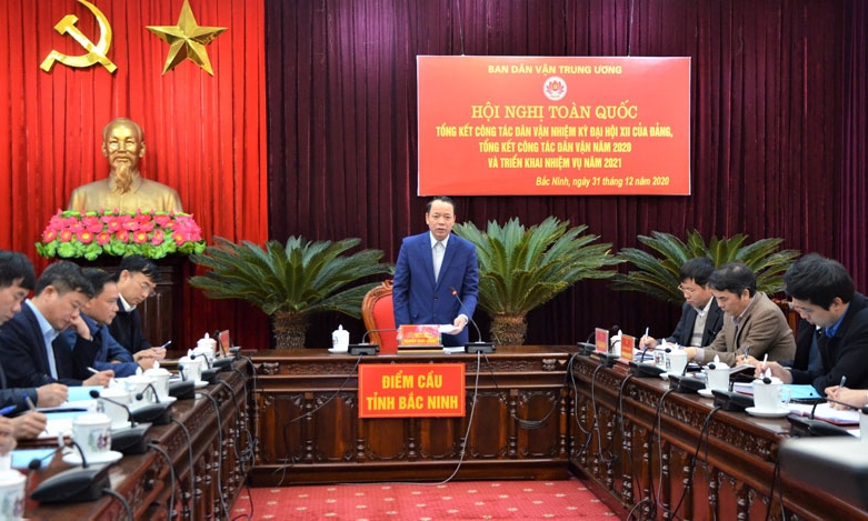 Tổng kết công tác dân vận nhiệm kỳ Đại hội XII của Đảng