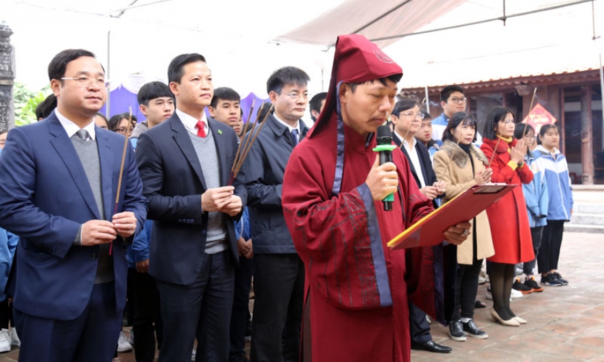 Lễ xuất quân tham dự kỳ thi chọn học sinh giỏi Quốc gia năm học 2020-2021
