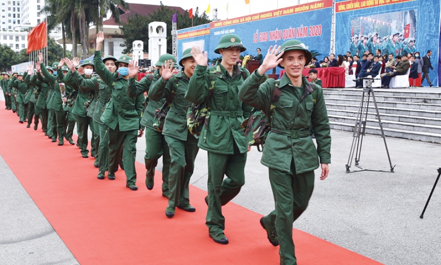 Thực hiện tốt công tác tuyển chọn  và gọi công dân nhập ngũ