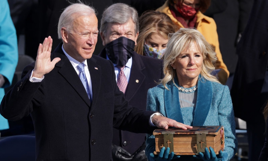 Tổng thống thứ 46 của Mỹ Joe Biden tuyên thệ nhậm chức