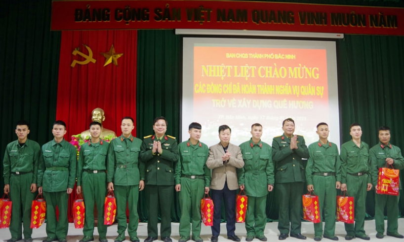 Toàn tỉnh đón 1.234 quân nhân hoàn thành nghĩa vụ quân sự