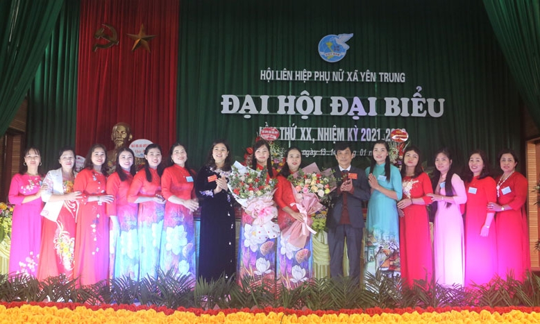 Hội LHPN xã Yên Trung đại hội điểm nhiệm kỳ 2021-2026