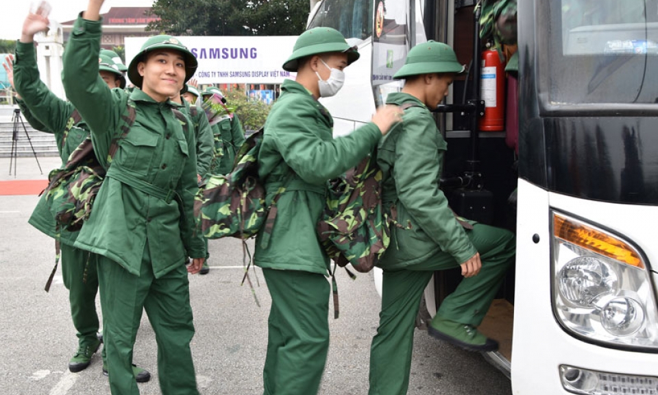 Hiệp đồng giao nhận công dân nhập ngũ, động viên huấn luyện quân nhân dự bị năm 2021